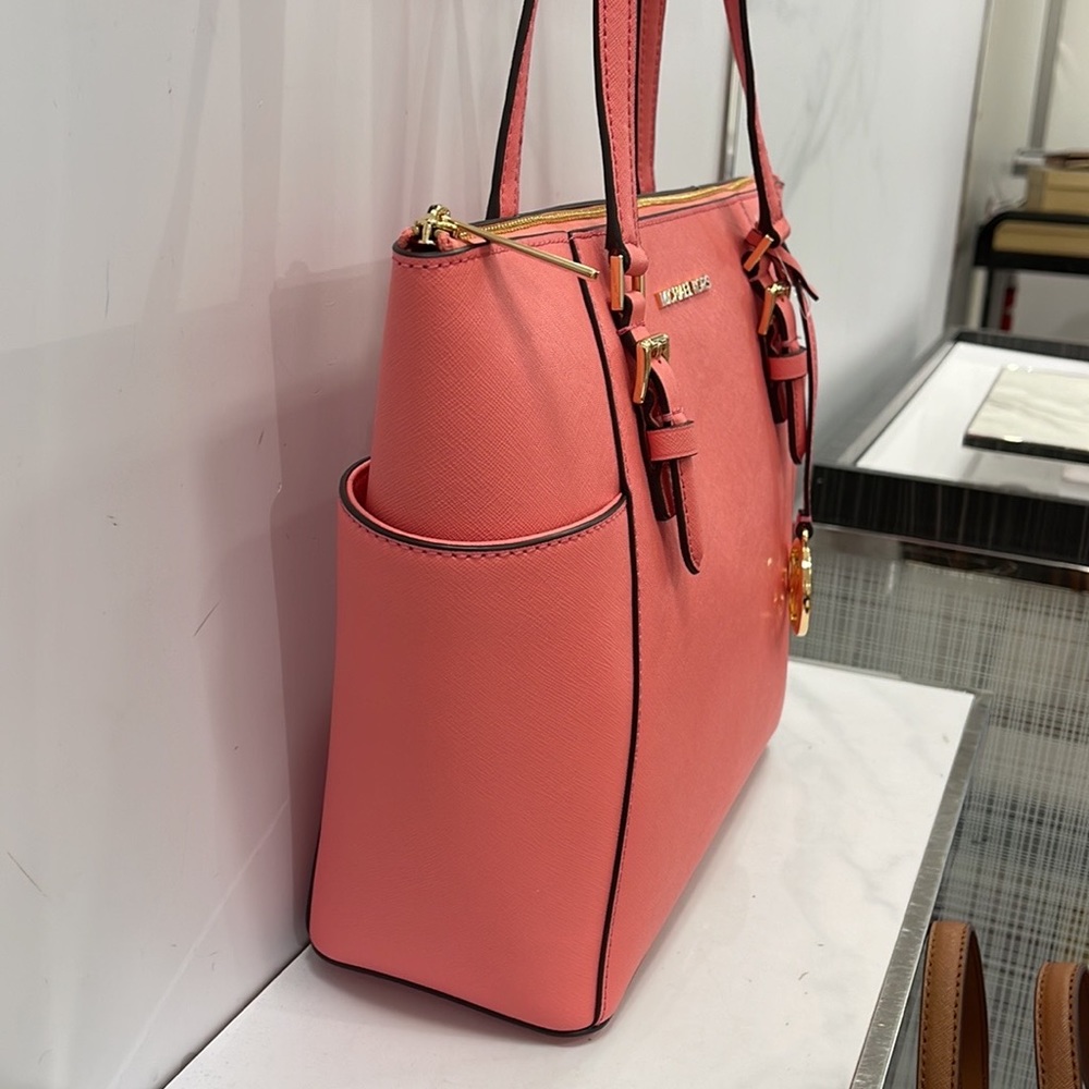 MICHAEL KORS Charlotte Large Leather Top-Zip Tote
Tea Rose - Picture 13 of 16